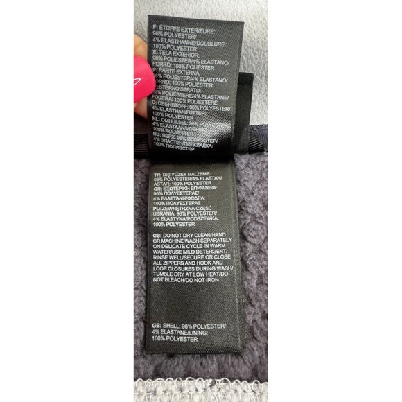 North Face Denali Fleece Jacket XL Slate Light Gray Outdoor Gorpcore Minimal - Picture 5 of 13